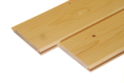 Spruce panelling – grooved profile