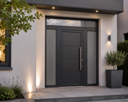 Wooden front doors