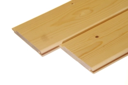 Spruce panelling – grooved profile
