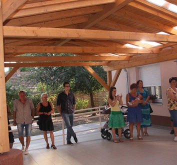 The terrace roof at the nursery is now complete