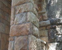 Restoration of the stone bridges at the Hungarian Adventist Church