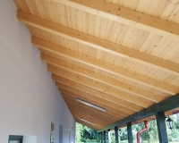 Renovation of the roof structure at the Lakitelek Sports Centre